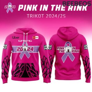 Eisbaren Berlin 2024 Breast Cancer Awareness Pink Unisex Hoodie HBB1157