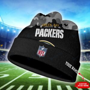 Green Bay Packers Personalized Wool Beanie Hat WBH1011