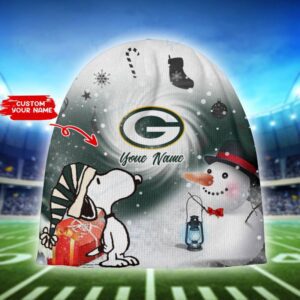 Green Bay Packers Personalized Wool Beanie Hat WBH1014