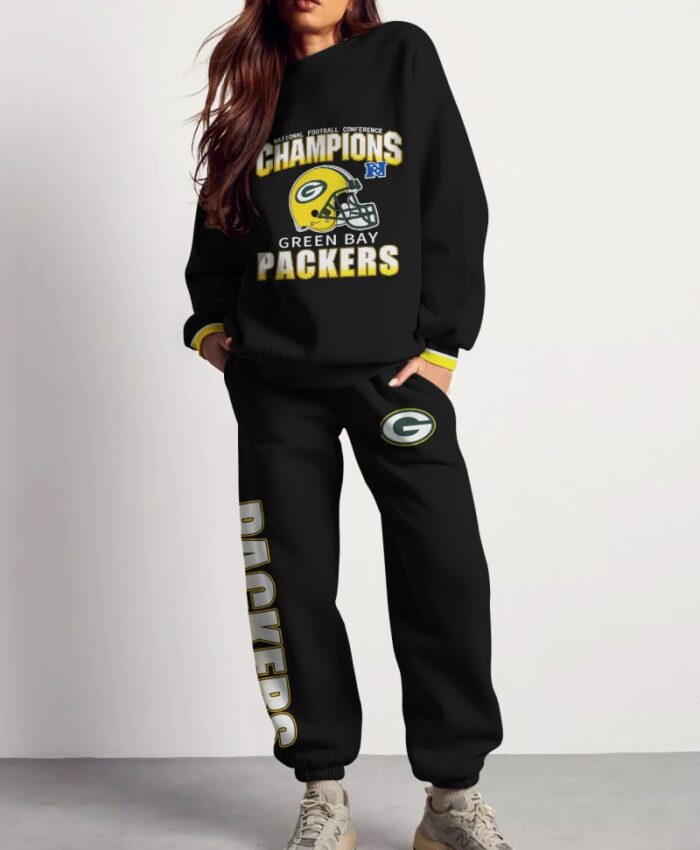 Green Bay Packers Sweatsuit Combo 3D Sweatshirt and Sweatpants CSP1777