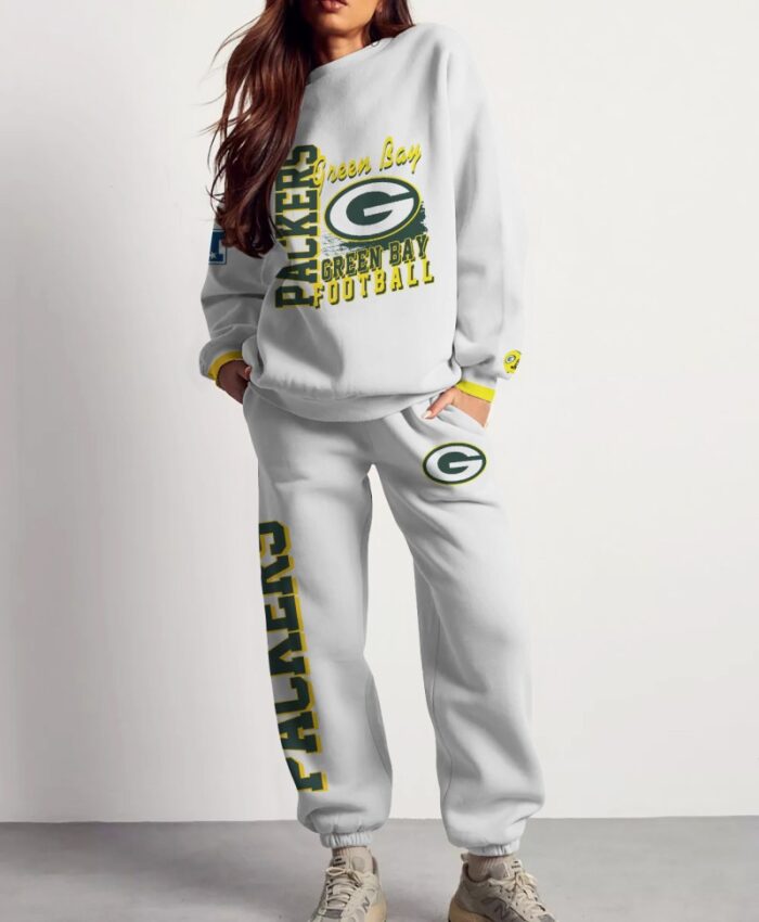 Green Bay Packers Sweatsuit Combo 3D Sweatshirt and Sweatpants CSP1791