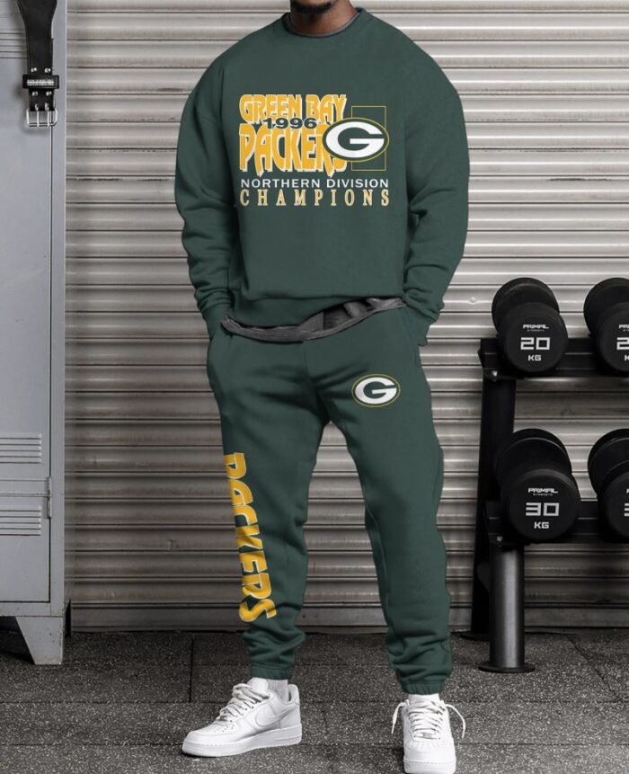 Green Bay Packers Sweatsuit Combo 3D Sweatshirt and Sweatpants CSP1863