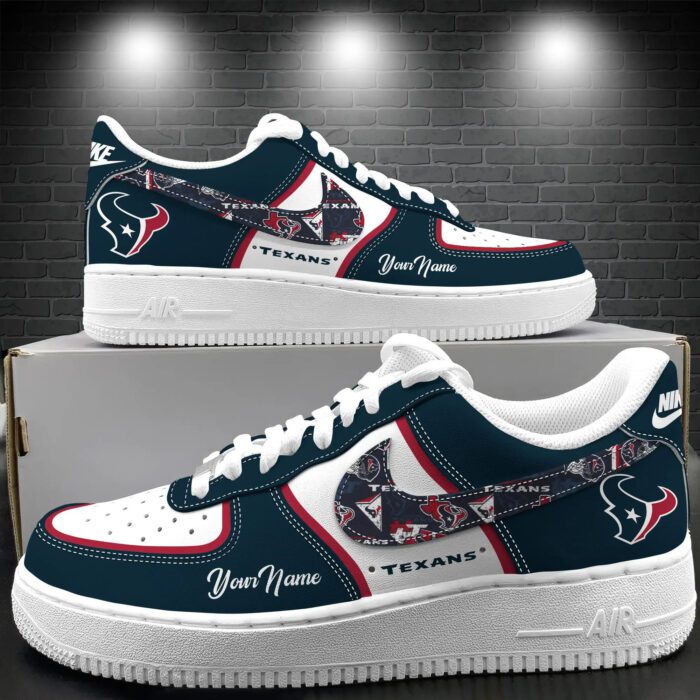 Houston Texans Personalized Air Force 1 Shoes AF1 Limited Sneakers Custom Name WAF10304