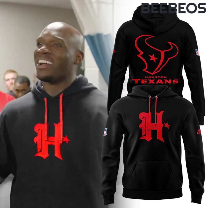 Houston Texans Red Black Unisex Hoodie HBB1190