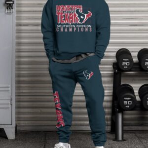 Houston Texans Sweatsuit Combo 3D Sweatshirt and Sweatpants CSP1892