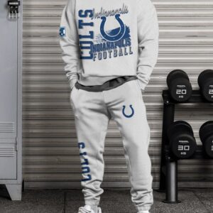 Indianapolis Colts Sweatsuit Combo 3D Sweatshirt and Sweatpants CSP1773