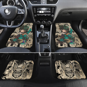 Izuku Midoriya Mix Manga Car Floor Mats Anime My Hero Academia