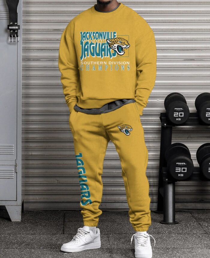 Jacksonville Jaguars Sweatsuit Combo 3D Sweatshirt and Sweatpants CSP1776