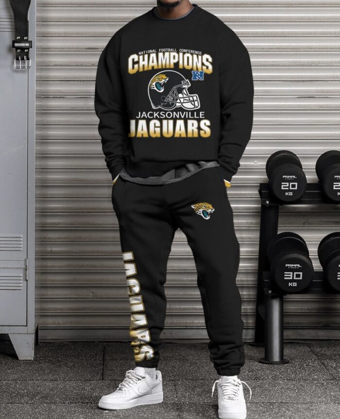 Jacksonville Jaguars Sweatsuit Combo 3D Sweatshirt and Sweatpants CSP1779