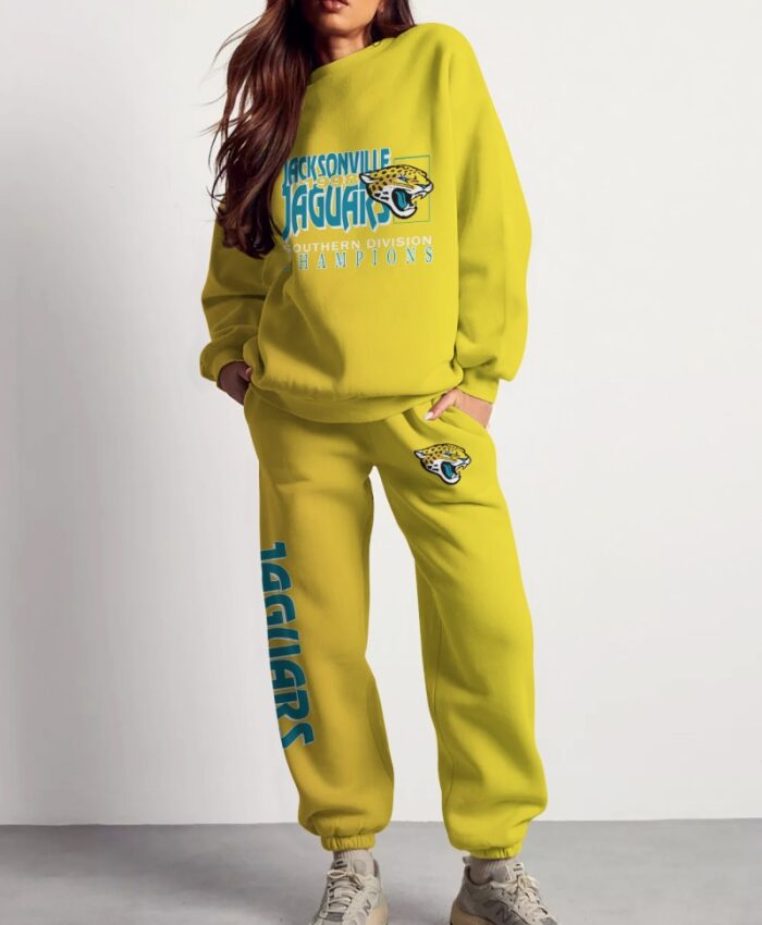 Jacksonville Jaguars Sweatsuit Combo 3D Sweatshirt and Sweatpants CSP1781