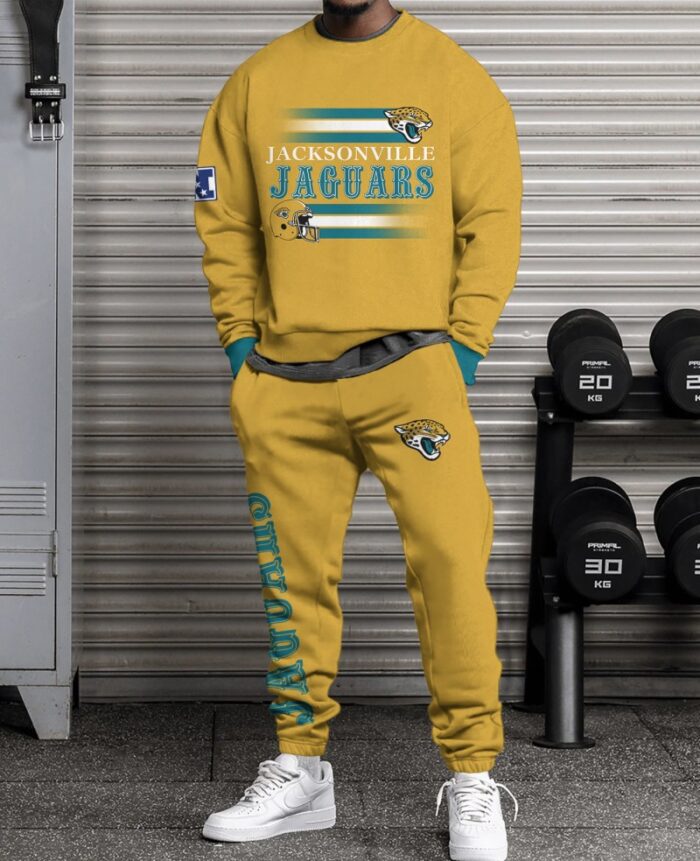 Jacksonville Jaguars Sweatsuit Combo 3D Sweatshirt and Sweatpants CSP1856