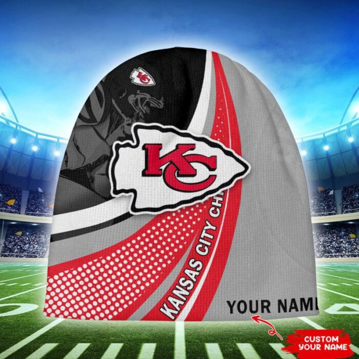 Kansas City Chiefs Personalized Wool Beanie Hat WBH1083