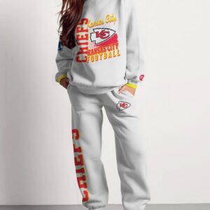 Kansas City Chiefs Sweatsuit Combo 3D Sweatshirt and Sweatpants CSP1796