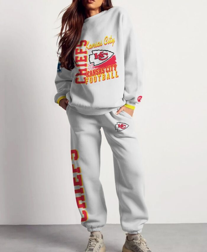 Kansas City Chiefs Sweatsuit Combo 3D Sweatshirt and Sweatpants CSP1796