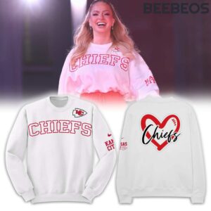 Kansas City Chiefs White Sweatshirt BBS1029