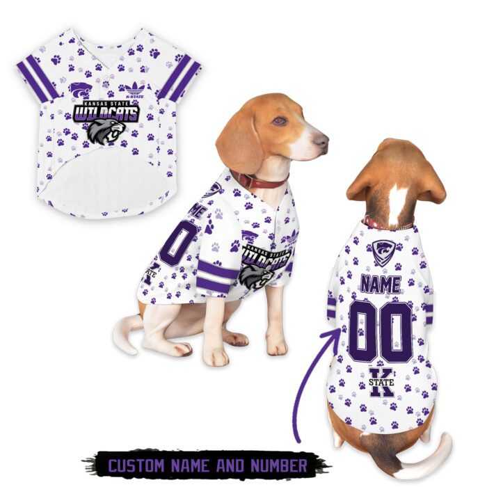 Kansas State Wildcats Pet Baseball Jersey