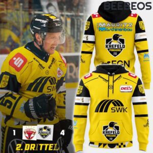 Krefeld Pinguine Yellow Unisex Hoodie HBB1206