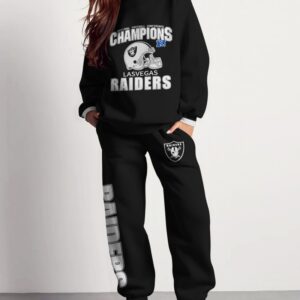 Las Vegas Raiders Sweatsuit Combo 3D Sweatshirt and Sweatpants CSP1774