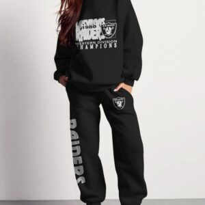 Las Vegas Raiders Sweatsuit Combo 3D Sweatshirt and Sweatpants CSP1784