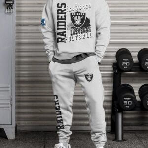 Las Vegas Raiders Sweatsuit Combo 3D Sweatshirt and Sweatpants CSP1808