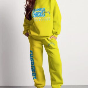 Los Angeles Chargers Sweatsuit Combo 3D Sweatshirt and Sweatpants CSP1821