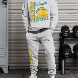 Los Angeles Chargers Sweatsuit Combo 3D Sweatshirt and Sweatpants CSP1827