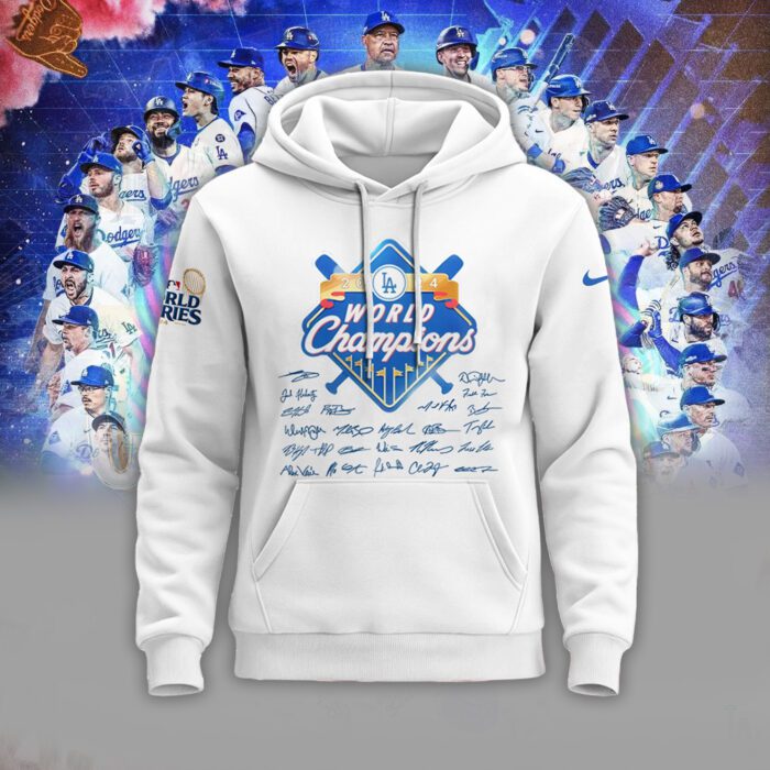 Los Angeles Dodgers 2024 World Series Champions Hoodie Joggers Set CWL1134