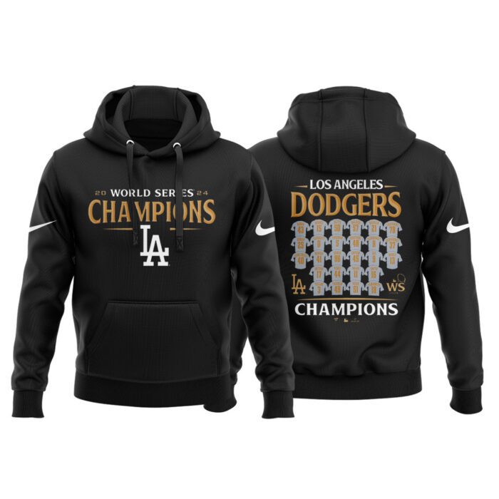 Los Angeles Dodgers 2024 World Series Champions Hoodie Joggers Set CWL1136