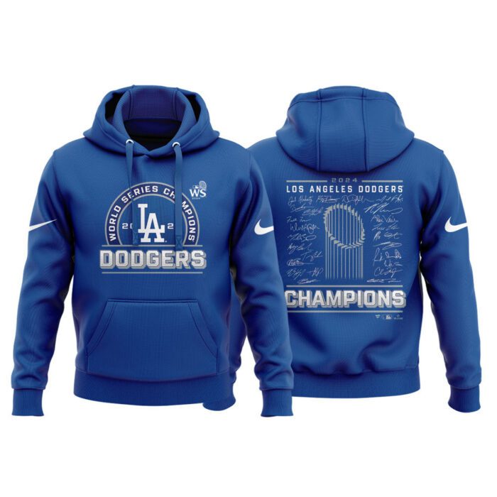 Los Angeles Dodgers 2024 World Series Champions Hoodie Joggers Set CWL1137