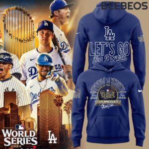 Los Angeles Dodgers 2024 World Series Champions Royal Blue Unisex Hoodie HBB1152