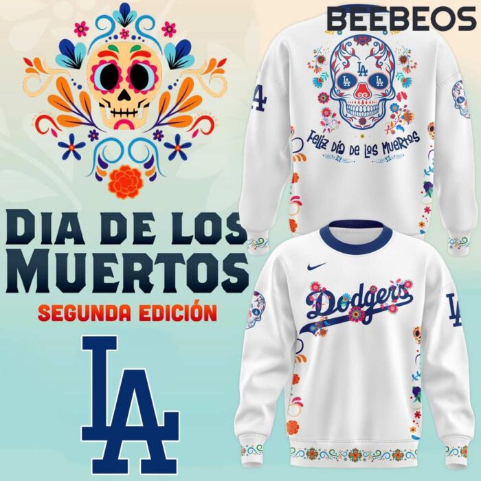 Los Angeles Dodgers Dia De Los Muertos Limited Edition Sweatshirt BBS1014