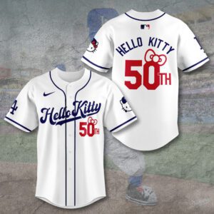 Los Angeles Dodgers x Hello Kitty Baseball Jersey