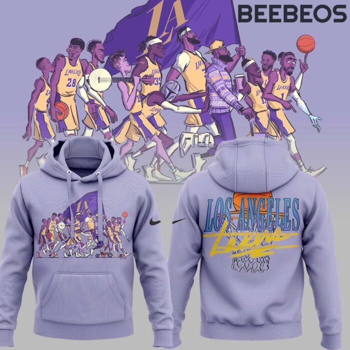 Los Angeles Lakers Purple Unisex Hoodie HBB1202