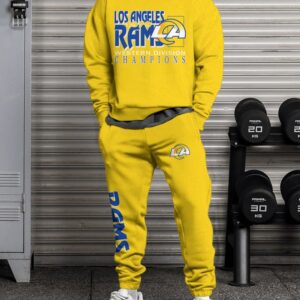 Los Angeles Rams Sweatsuit Combo 3D Sweatshirt and Sweatpants CSP1782