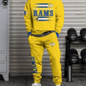 Los Angeles Rams Sweatsuit Combo 3D Sweatshirt and Sweatpants CSP1804