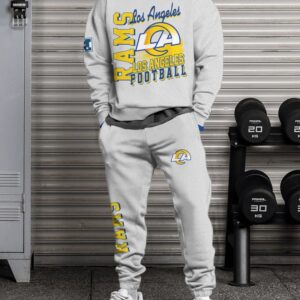 Los Angeles Rams Sweatsuit Combo 3D Sweatshirt and Sweatpants CSP1855