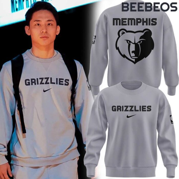 Memphis Grizzlies Yuki Kawamura Limited Edition Grey Sweatshirt BBS1016