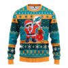 Miami Dolphins NFL Dabbing Santa Claus Ugly Christmas Sweater FUL1109
