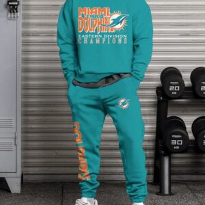 Miami Dolphins Sweatsuit Combo 3D Sweatshirt and Sweatpants CSP1868