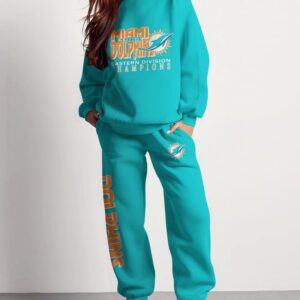 Miami Dolphins Sweatsuit Combo 3D Sweatshirt and Sweatpants CSP1885