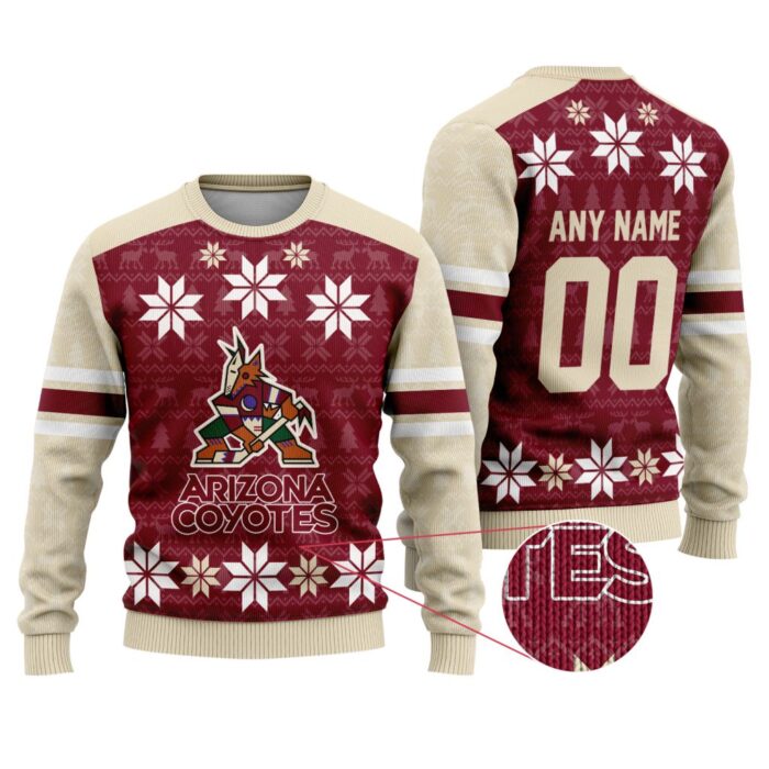 NHL Arizona Coyotes Special Ugly Sweater For Christmas FUL1140