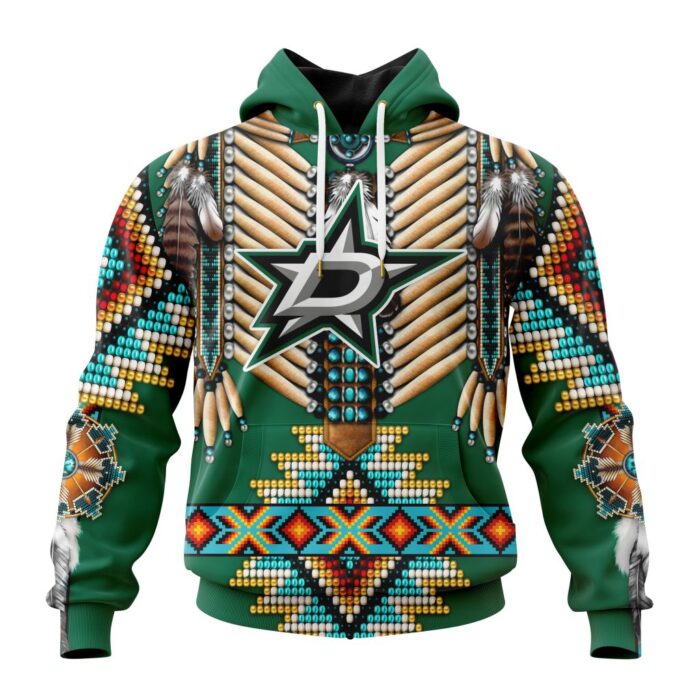 NHL Dallas Stars Special Native Costume Design Unisex Performance Hoodie