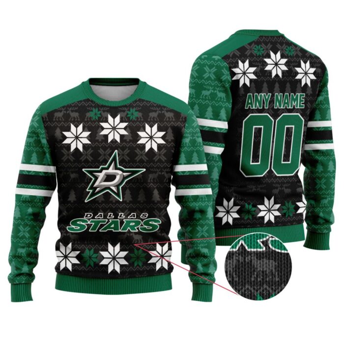 NHL Dallas Stars Special Ugly Sweater For Christmas FUL1149