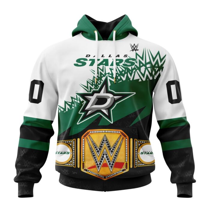 NHL Dallas Stars Special WWE Design Unisex Performance Hoodie