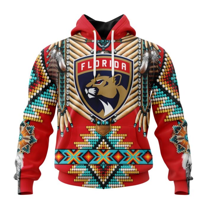 NHL Florida Panthers Special Native Costume Design Unisex Performance Hoodie