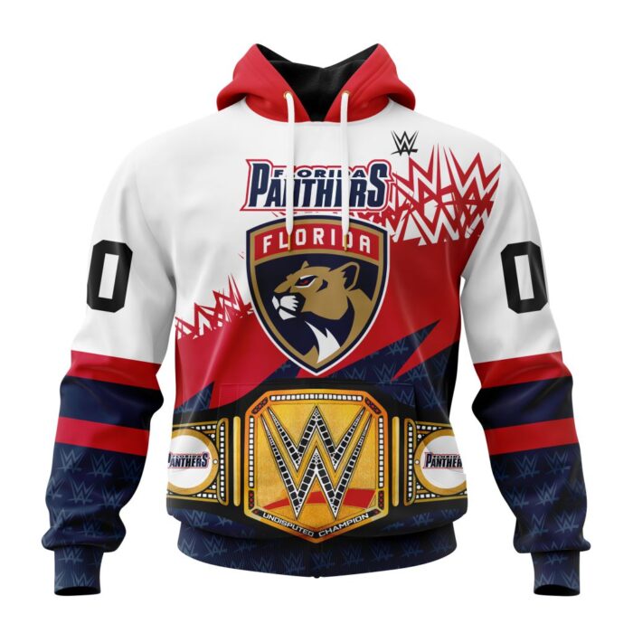 NHL Florida Panthers Special WWE Design Unisex Performance Hoodie