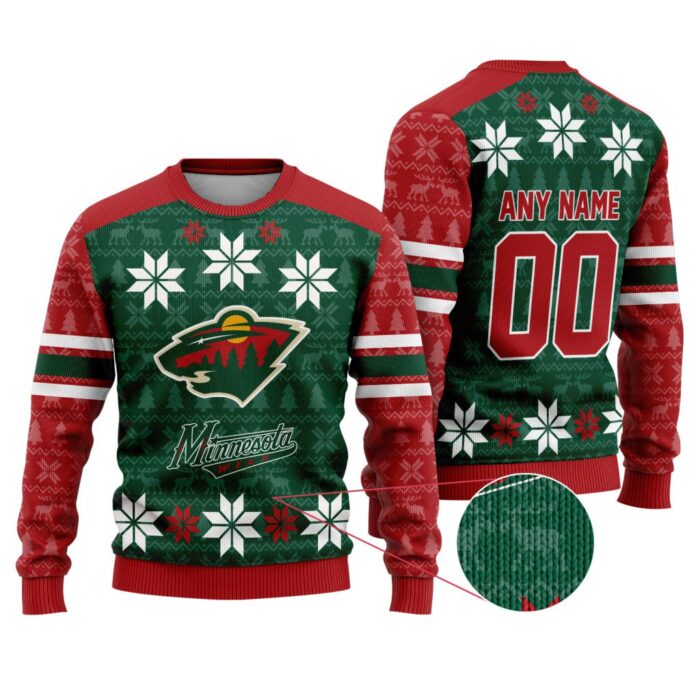 NHL Minnesota Wild Special Ugly Sweater For Christmas FUL1144