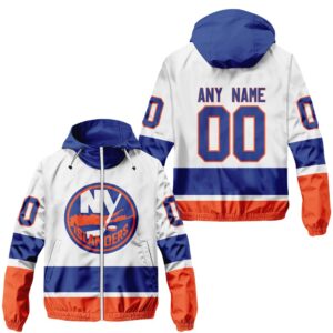 NHL New York Islanders Personalized Away Windbreaker Outdoor Jacket