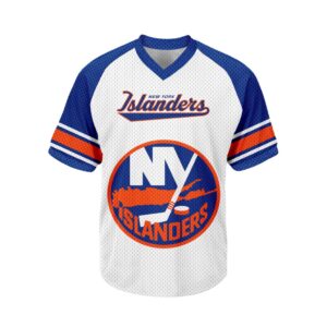 NHL New York Islanders Personalized V-neck Mesh Short Sleeve Jersey