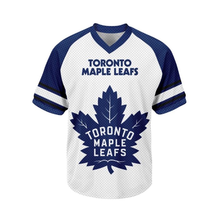 NHL Toronto Maple Leafs Personalized V-neck Mesh Short Sleeve Jersey